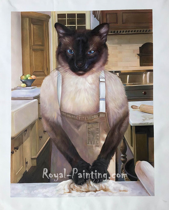 Customized Oil Painting For Pet